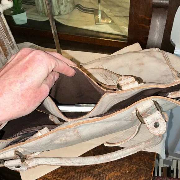 NWT Bed Stu Leather Rockaway Shoulder Crossbody Bag Tote Nectar Lux MSPR $345 - Picture 10 of 15